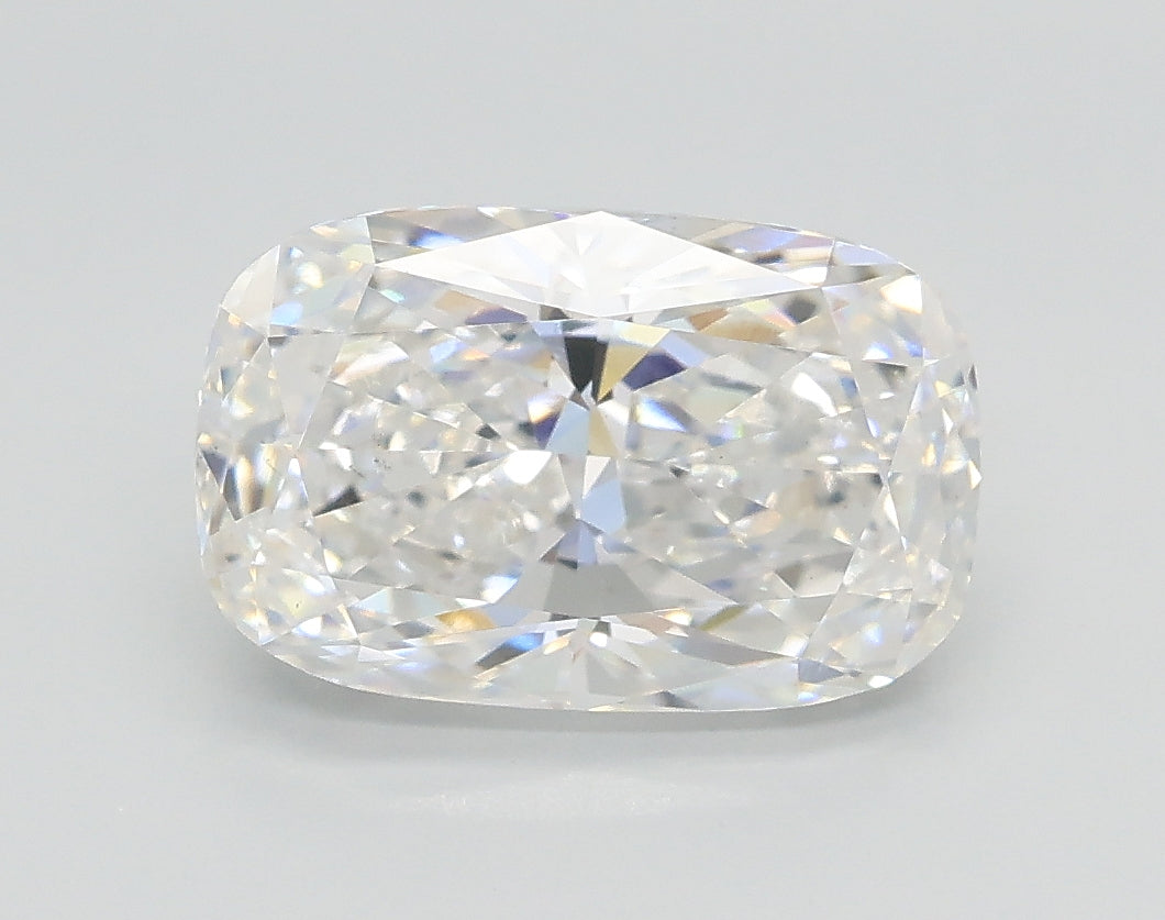 Lab-Grown 2.02 Carat Cushion Modified Brilliant Cut Diamond color E Clarity VS2, precious stones, engagement diamonds