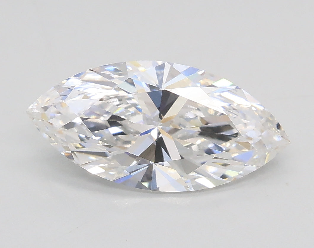 Lab-Grown 1.52 Carat Marquis Shape Diamond color E Clarity VVS2, precious stones, engagement diamonds
