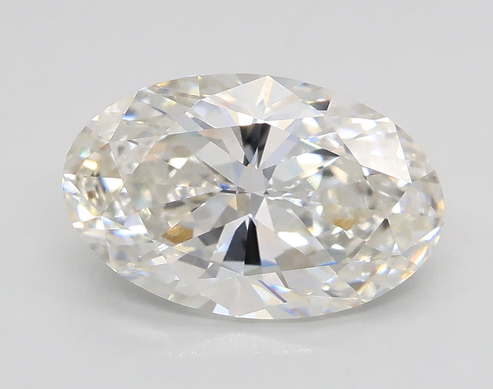 Lab-Grown 2.01 Carat Oval Shape Diamond color F Clarity VS1, precious stones, engagement diamonds