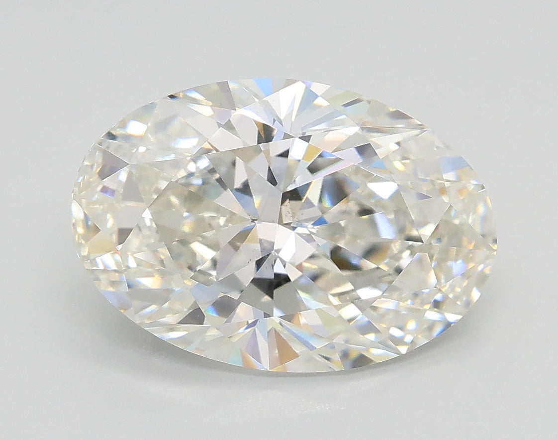 Lab-Grown 3.01 Carat Oval Shape Diamond color F Clarity VS2, precious stones, engagement diamonds