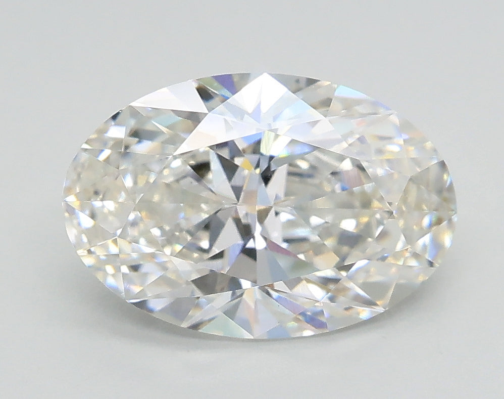 Lab-Grown 2.01 Carat Oval Shape Diamond color F Clarity VS1, precious stones, engagement diamonds
