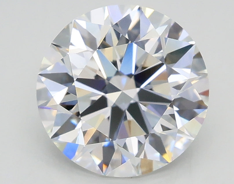 Lab-Grown 2.01 Carat Round Brilliant Diamond color E Clarity VVS2, precious stones, engagement diamonds