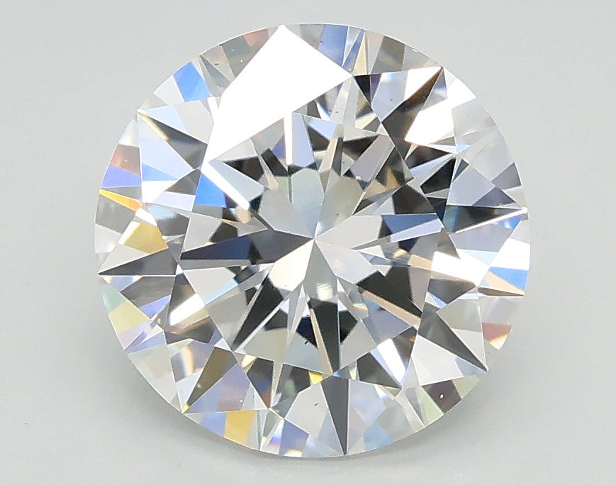 Lab-Grown 2.01 Carat Round Brilliant Diamond color E Clarity VS2, precious stones, engagement diamonds