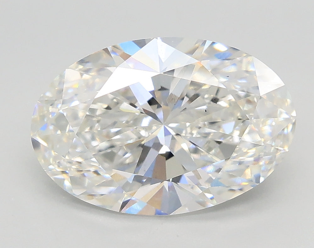 Lab-Grown 2.01 Carat Oval Shape Diamond color E Clarity VS2, precious stones, engagement diamonds