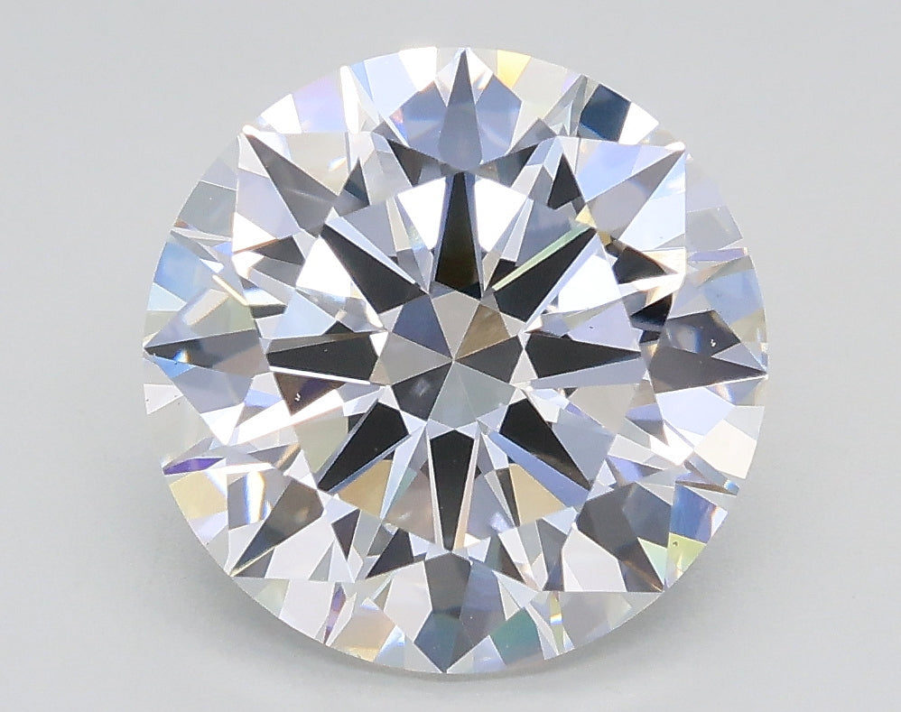 Lab-Grown 3.06 Carat Round Brilliant Diamond color D Clarity VS1, precious stones, engagement diamonds