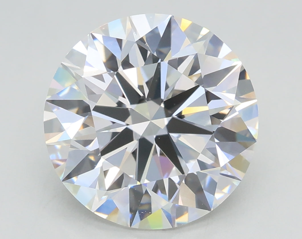 Lab-Grown 4.05 Carat Round Brilliant Diamond color E Clarity VS1, precious stones, engagement diamonds