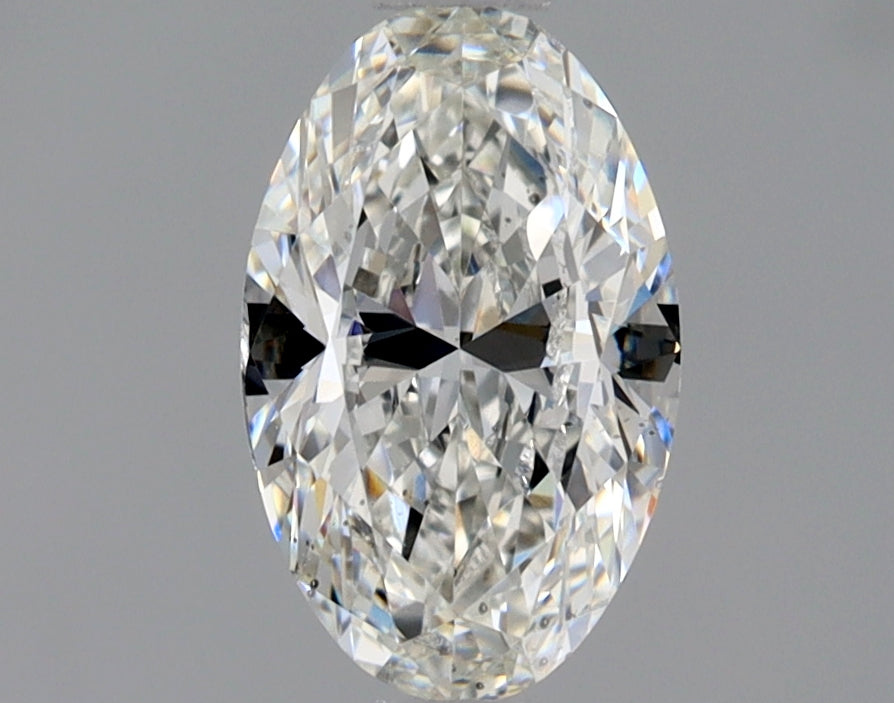 Lab-Grown 1.00 Carat Oval Shape Diamond color G Clarity SI1 With GIA Certificate, precious stones, engagement diamonds