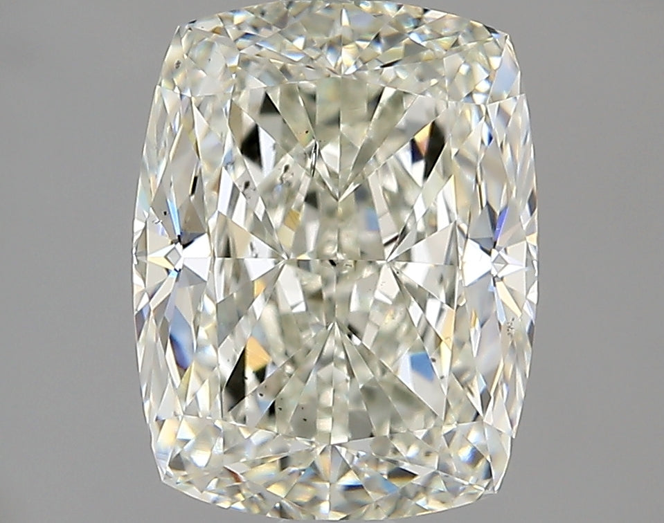 Lab-Grown 2.27 Carat Cushion Modified Brilliant Cut Diamond color J Clarity SI1 With GIA Certificate, precious stones, engagement diamonds