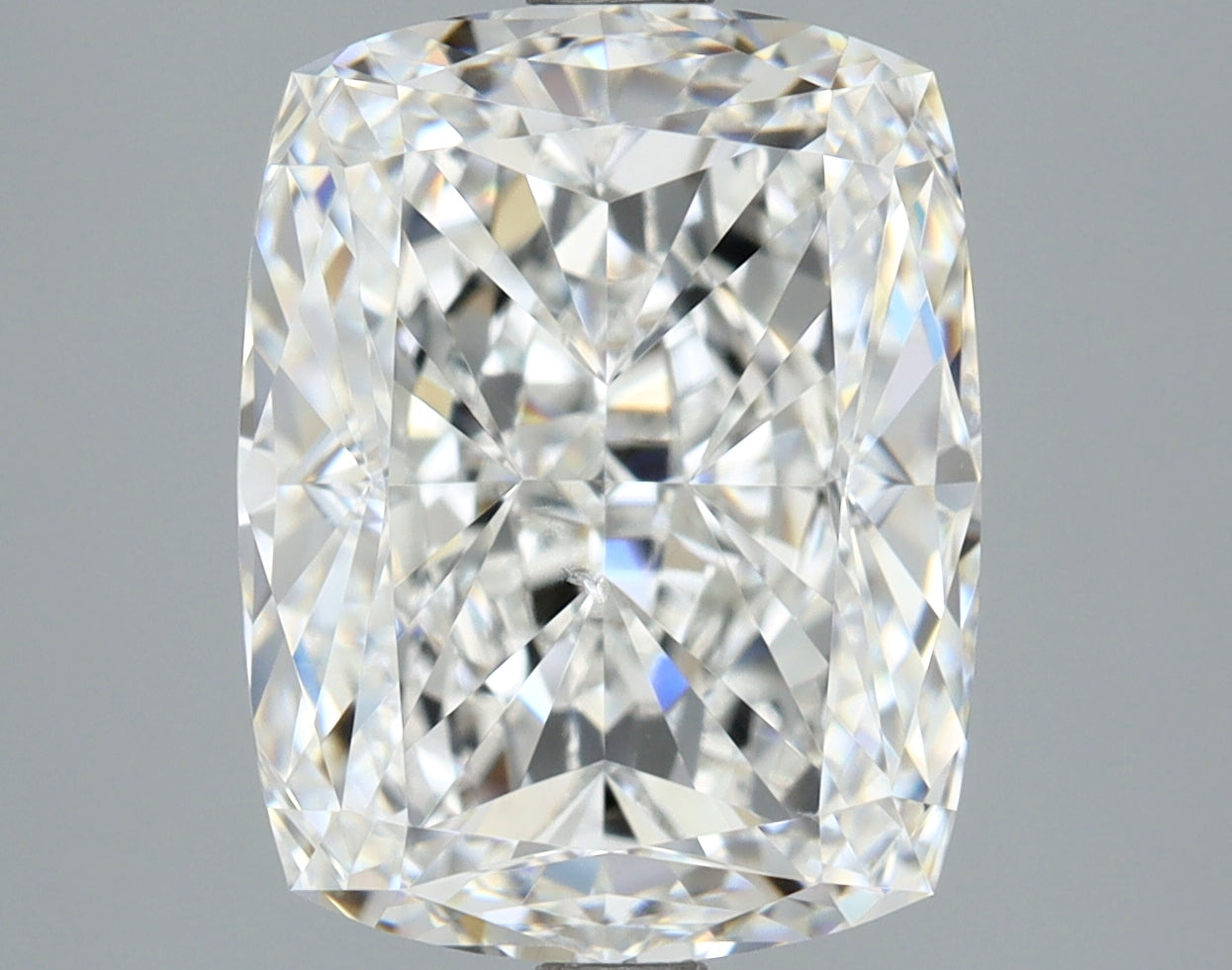 Lab-Grown 3.70 Carat Cushion Modified Brilliant Cut Diamond color F Clarity SI1 With GIA Certificate, precious stones, engagement diamonds