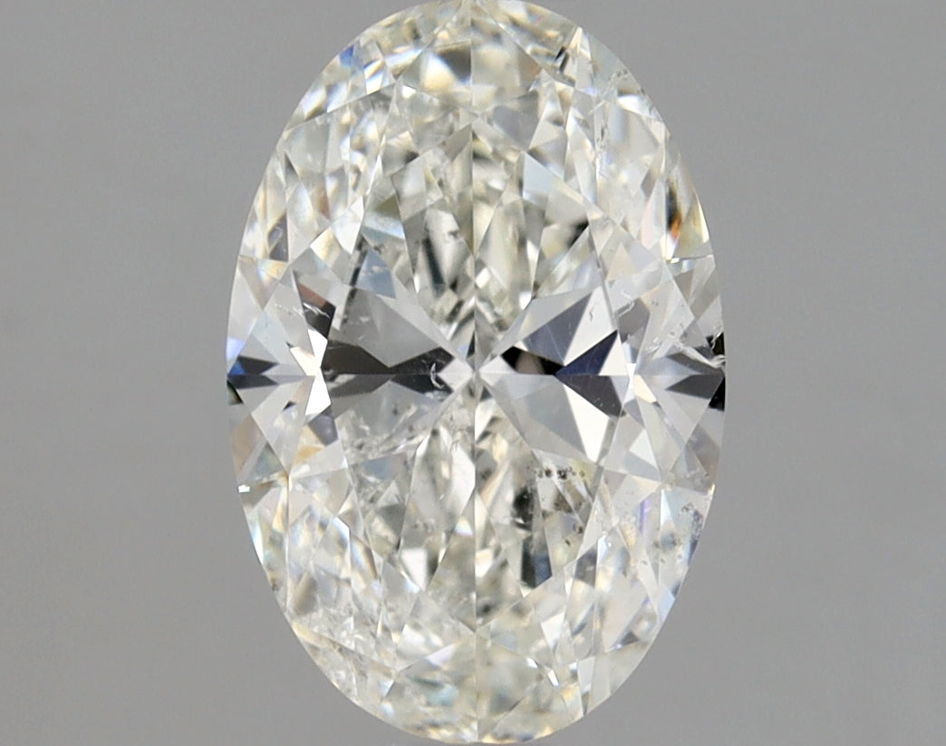 Lab-Grown 1.00 Carat Oval Shape Diamond color I Clarity SI2 With GIA Certificate, precious stones, engagement diamonds
