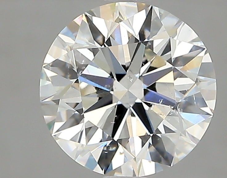 Lab-Grown 2.04 Carat Round Brilliant Diamond color H Clarity SI2 With GIA Certificate, precious stones, engagement diamonds