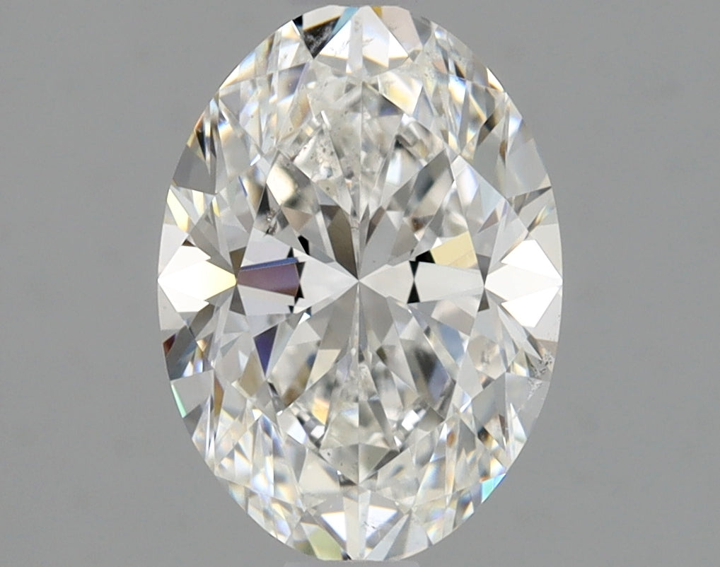 Lab-Grown 1.30 Carat Oval Shape Diamond color F Clarity SI1 With GIA Certificate, precious stones, engagement diamonds