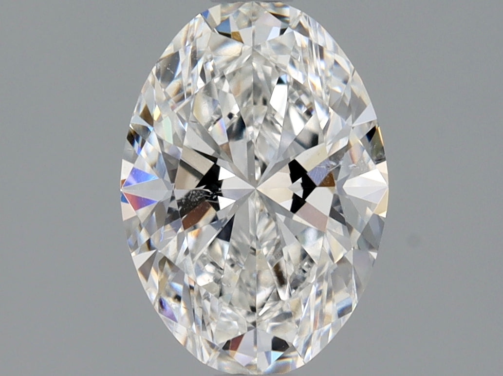 Lab-Grown 1.04 Carat Oval Shape Diamond color F Clarity SI1 With GIA Certificate, precious stones, engagement diamonds
