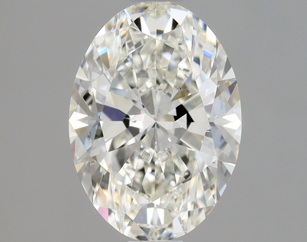 Lab-Grown 1.50 Carat Oval Shape Diamond color I Clarity SI1 With GIA Certificate, precious stones, engagement diamonds