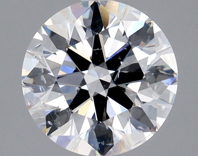 Lab-Grown 2.07 Carat Round Brilliant Diamond color F Clarity SI2 With GIA Certificate, precious stones, engagement diamonds