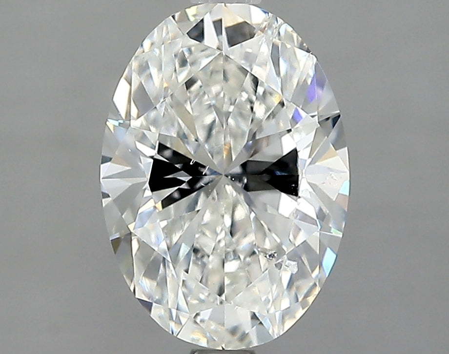 Lab-Grown 2.01 Carat Oval Shape Diamond color F Clarity SI2 With GIA Certificate, precious stones, engagement diamonds