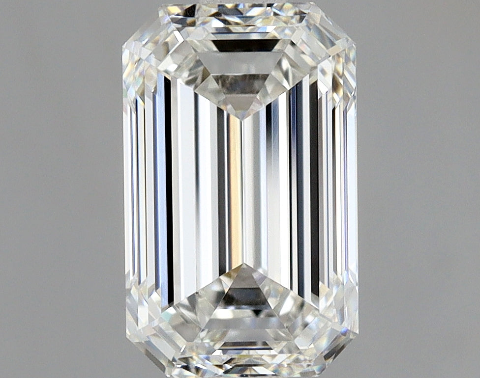 Lab-Grown 1.80 Carat Emerald Cut Diamond color H Clarity VS1 With GIA Certificate, precious stones, engagement diamonds