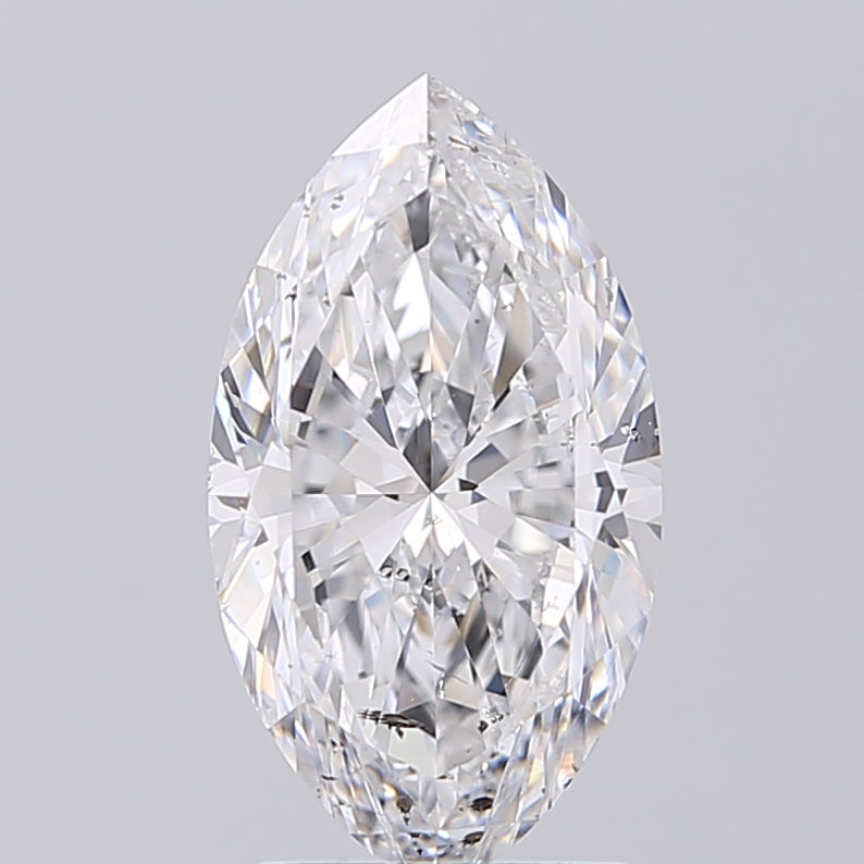 Lab-Grown 2.02 Carat Marquis Shape Diamond color D Clarity SI2 With GIA Certificate, precious stones, engagement diamonds