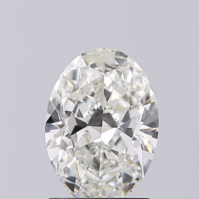 Lab-Grown 1.01 Carat Oval Shape Diamond color H Clarity SI1 With GIA Certificate, precious stones, engagement diamonds