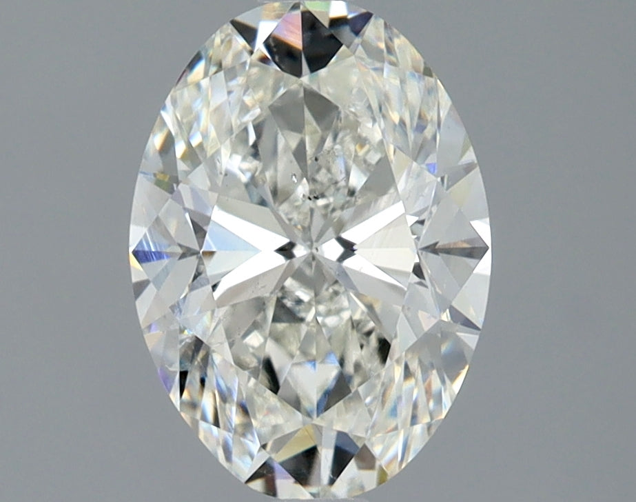 Lab-Grown 1.70 Carat Oval Shape Diamond color I Clarity SI2 With GIA Certificate, precious stones, engagement diamonds