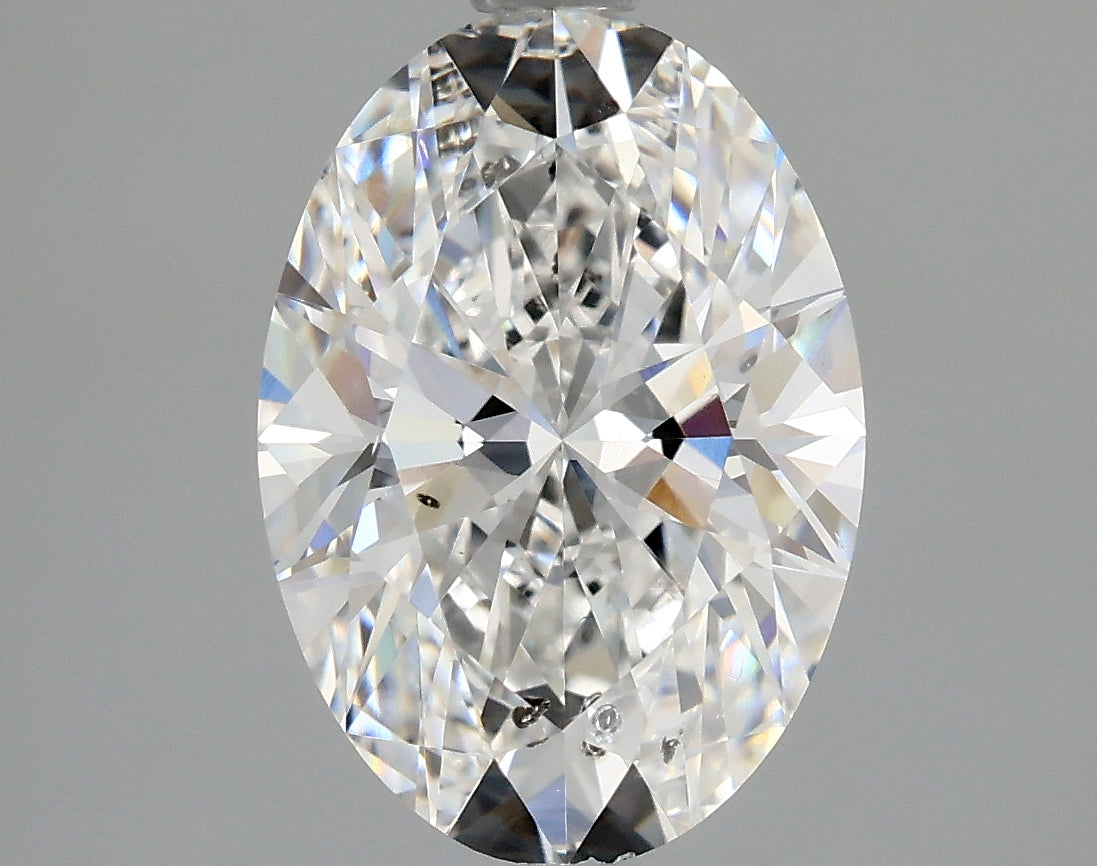 Lab-Grown 2.01 Carat Oval Shape Diamond color E Clarity SI2 With GIA Certificate, precious stones, engagement diamonds