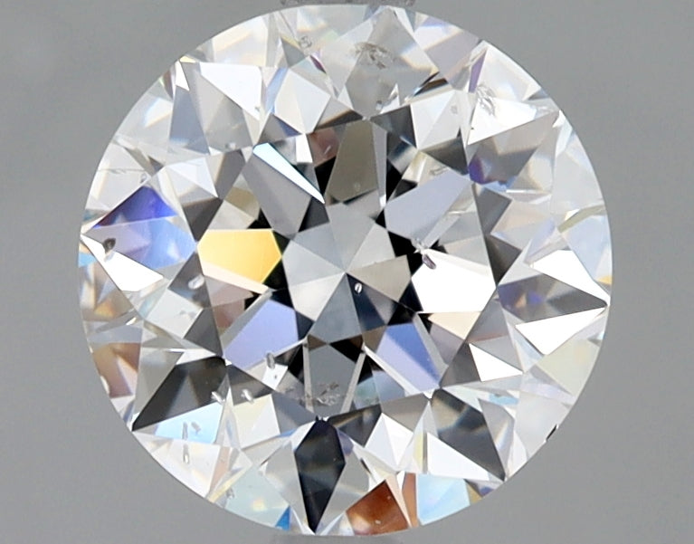 Lab-Grown 2.01 Carat Round Brilliant Diamond color D Clarity SI2 With GIA Certificate, precious stones, engagement diamonds