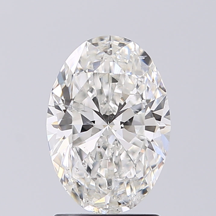 Lab-Grown 1.51 Carat Oval Shape Diamond color G Clarity SI2 With GIA Certificate, precious stones, engagement diamonds