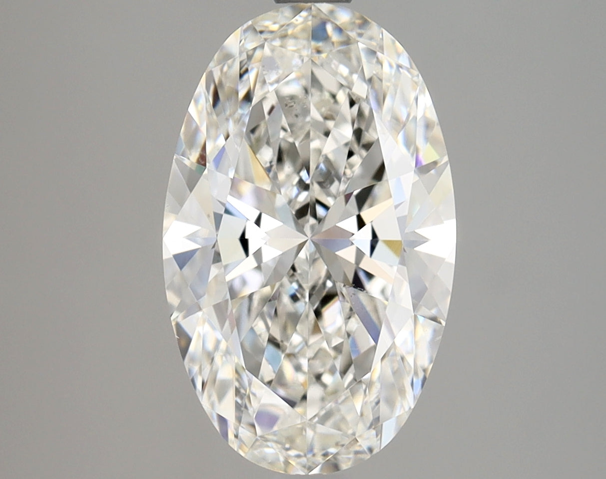 Lab-Grown 2.70 Carat Oval Shape Diamond color G Clarity VS2 With GIA Certificate, precious stones, engagement diamonds