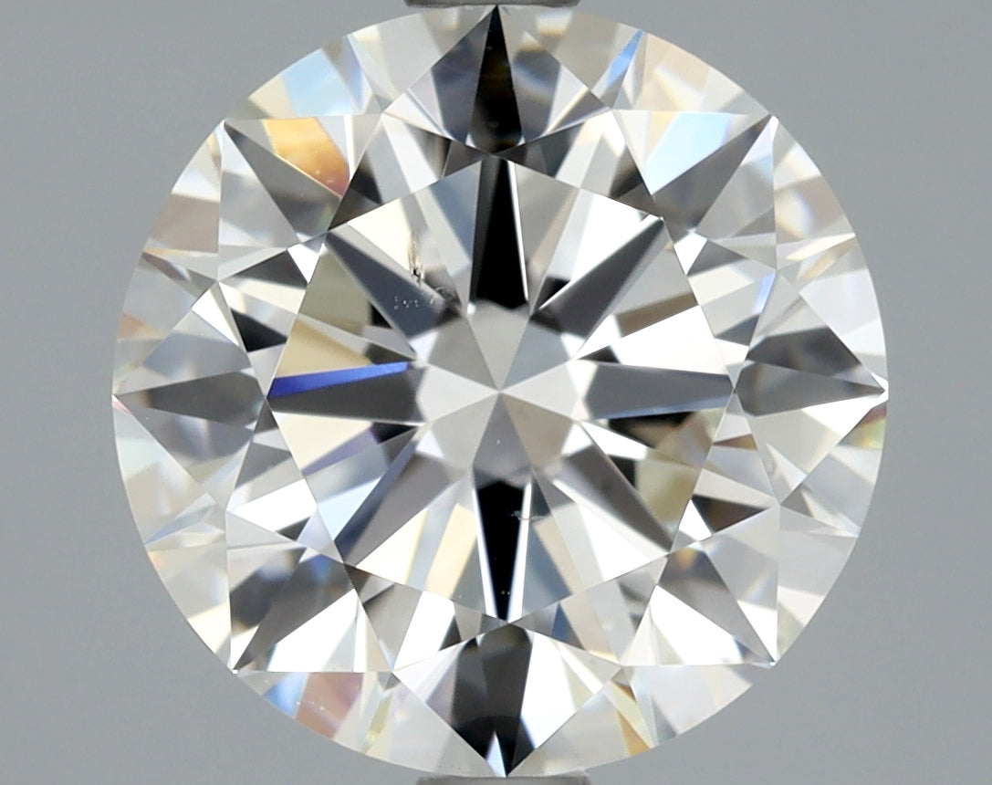 Lab-Grown 2.50 Carat Round Brilliant Diamond color H Clarity SI1 With GIA Certificate, precious stones, engagement diamonds