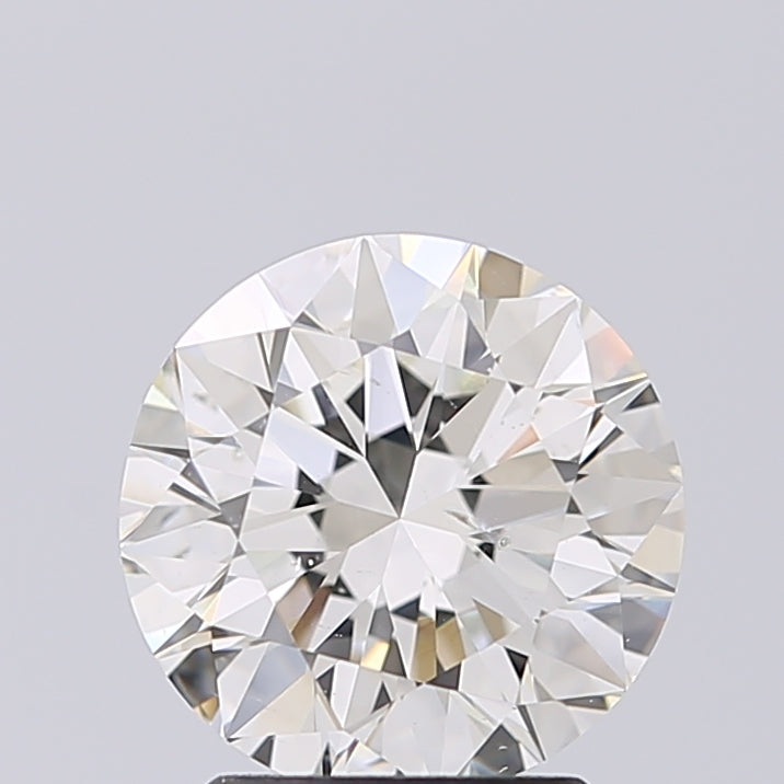 Lab-Grown 2.01 Carat Round Brilliant Diamond color I Clarity SI1 With GIA Certificate, precious stones, engagement diamonds