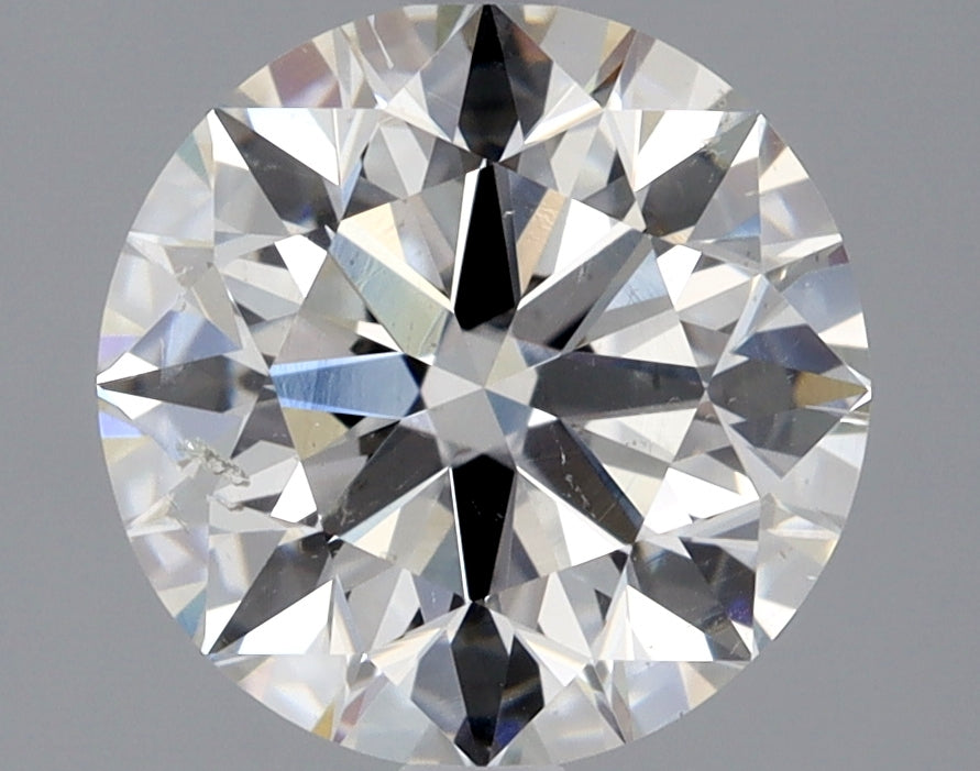 Lab-Grown 2.02 Carat Round Brilliant Diamond color I Clarity SI2 With GIA Certificate, precious stones, engagement diamonds