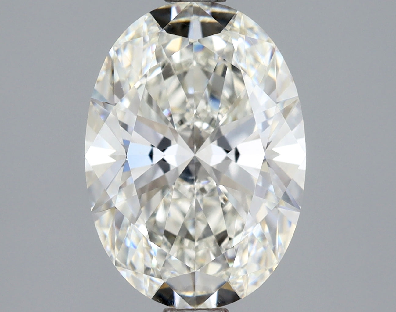 Lab-Grown 2.01 Carat Oval Shape Diamond color H Clarity SI1 With GIA Certificate, precious stones, engagement diamonds