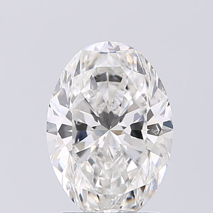 Lab-Grown 1.70 Carat Oval Shape Diamond color F Clarity SI2 With GIA Certificate, precious stones, engagement diamonds