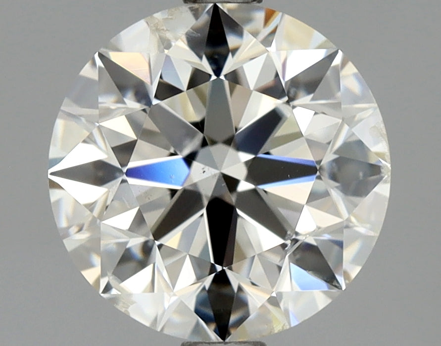 Lab-Grown 2.01 Carat Round Brilliant Diamond color I Clarity SI2 With GIA Certificate, precious stones, engagement diamonds