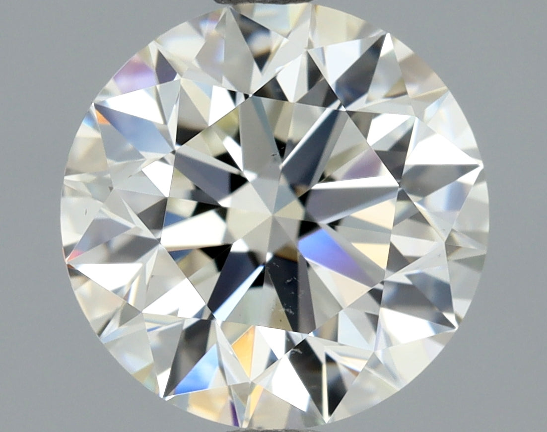 Lab-Grown 1.71 Carat Round Brilliant Diamond color J Clarity SI1 With GIA Certificate, precious stones, engagement diamonds