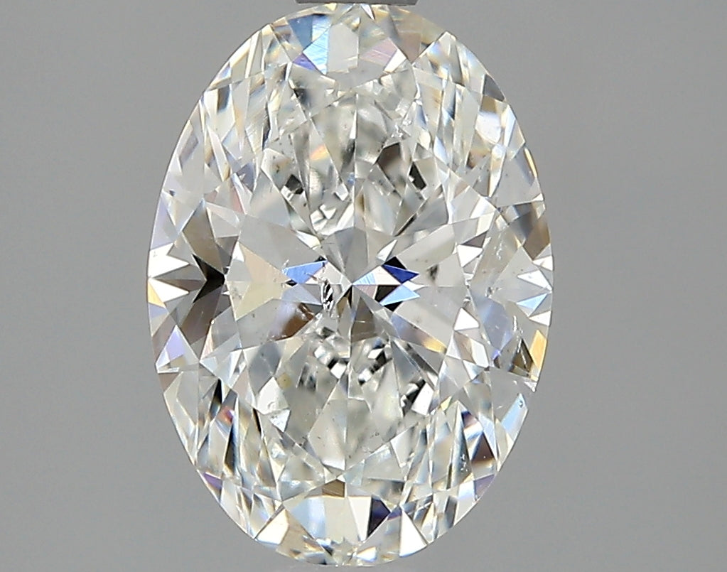 Lab-Grown 1.70 Carat Oval Shape Diamond color G Clarity SI2 With GIA Certificate, precious stones, engagement diamonds