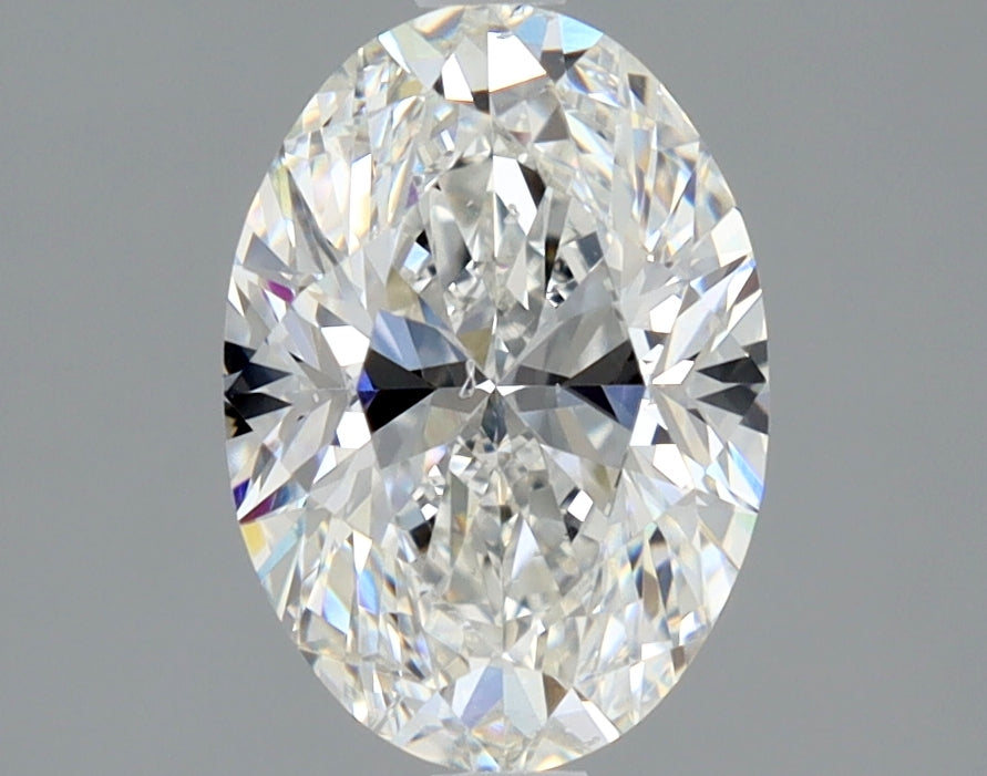 Lab-Grown 1.70 Carat Oval Shape Diamond color F Clarity SI1 With GIA Certificate, precious stones, engagement diamonds