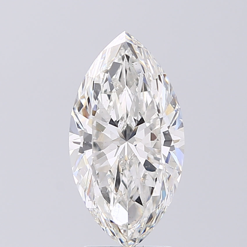 Lab-Grown 2.50 Carat Marquis Shape Diamond color G Clarity SI1 With GIA Certificate, precious stones, engagement diamonds