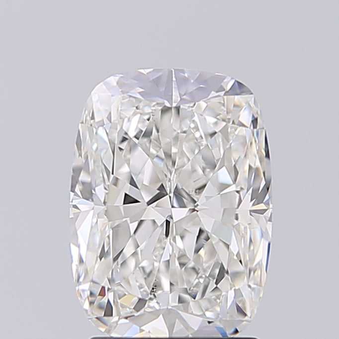 Lab-Grown 2.00 Carat Cushion Modified Brilliant Cut Diamond color G Clarity SI1 With GIA Certificate, precious stones, engagement diamonds