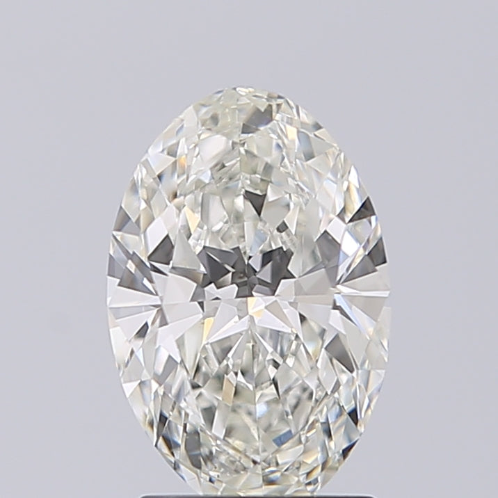 Lab-Grown 1.41 Carat Oval Shape Diamond color H Clarity SI1 With GIA Certificate, precious stones, engagement diamonds