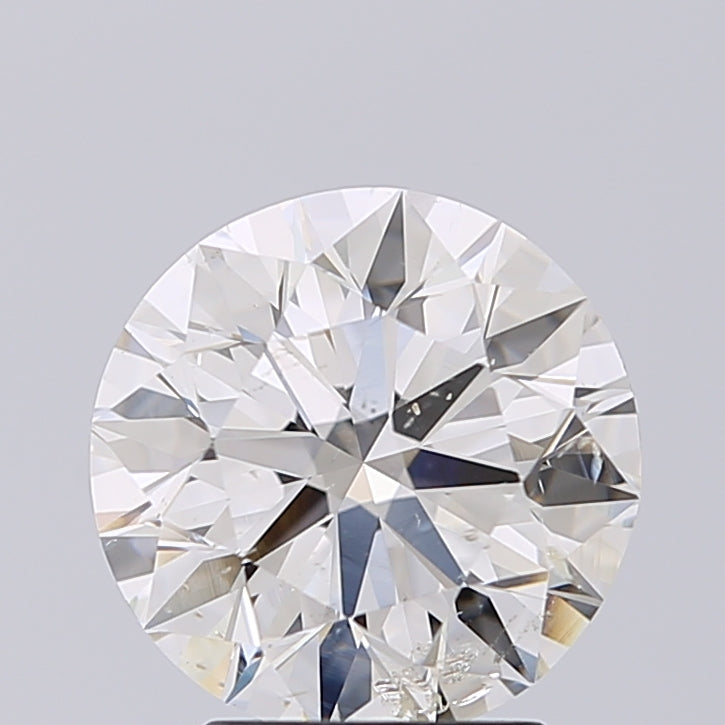 Lab-Grown 2.50 Carat Round Brilliant Diamond color H Clarity SI2 With GIA Certificate, precious stones, engagement diamonds