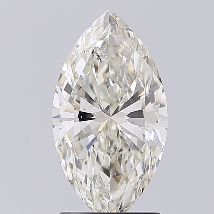 Lab-Grown 1.51 Carat Marquis Shape Diamond color J Clarity SI2 With GIA Certificate, precious stones, engagement diamonds