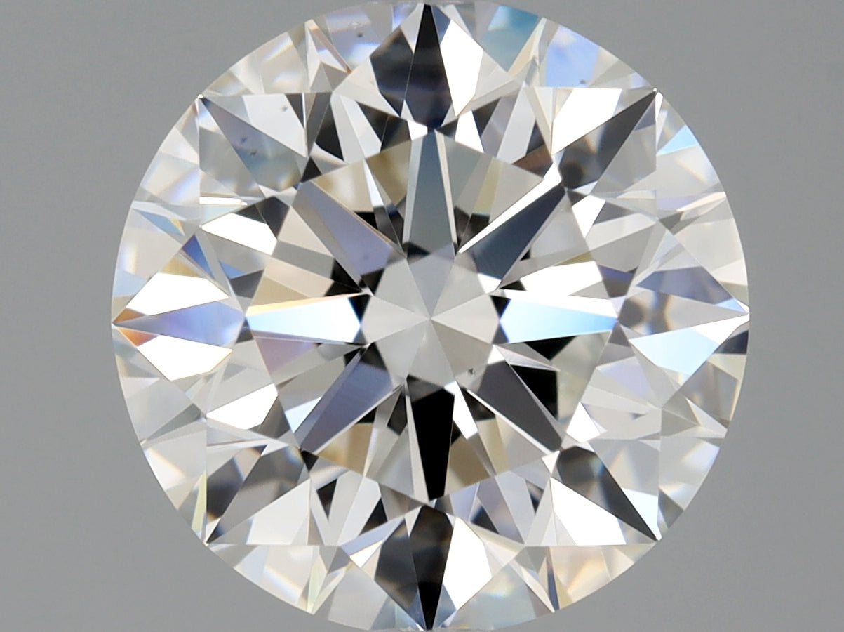 Lab-Grown 2.06 Carat Round Brilliant Diamond color F Clarity VS1 With GIA Certificate, precious stones, engagement diamonds