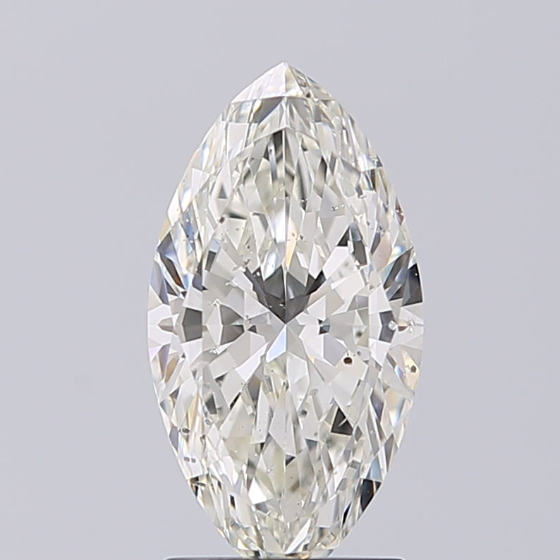 Lab-Grown 1.51 Carat Marquis Shape Diamond color J Clarity SI2 With GIA Certificate, precious stones, engagement diamonds