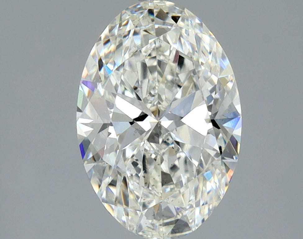 Lab-Grown 1.73 Carat Oval Shape Diamond color I Clarity SI2 With GIA Certificate, precious stones, engagement diamonds