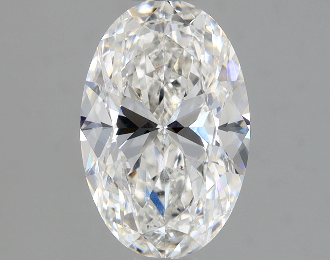Lab-Grown 1.00 Carat Oval Shape Diamond color G Clarity SI2 With GIA Certificate, precious stones, engagement diamonds