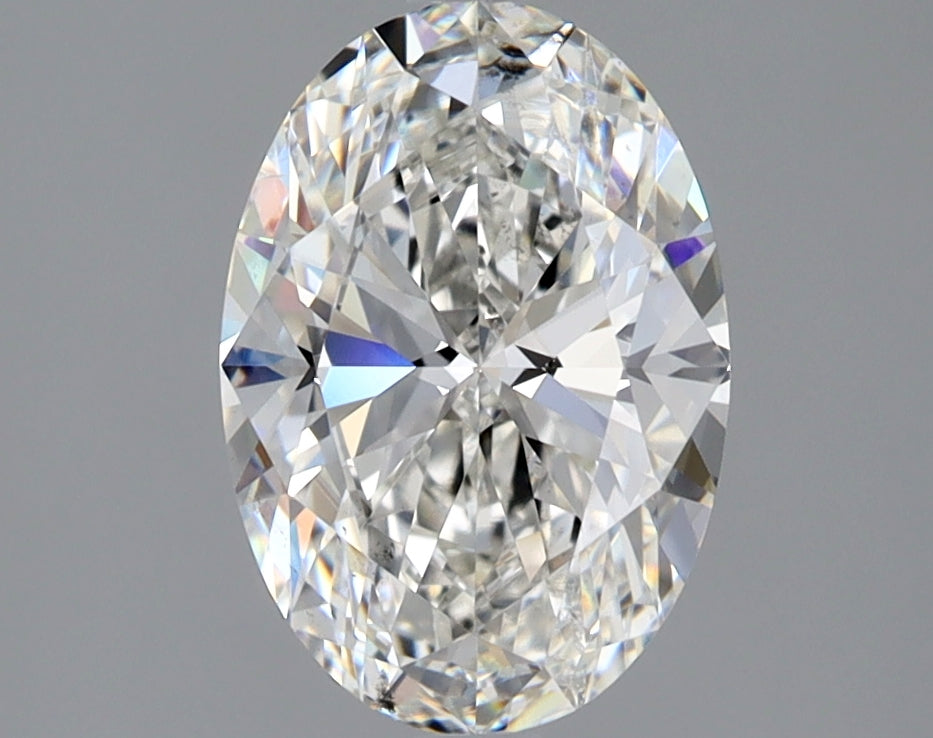 Lab-Grown 1.70 Carat Oval Shape Diamond color G Clarity SI1 With GIA Certificate, precious stones, engagement diamonds