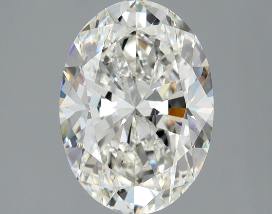 Lab-Grown 1.83 Carat Oval Shape Diamond color H Clarity SI1 With GIA Certificate, precious stones, engagement diamonds