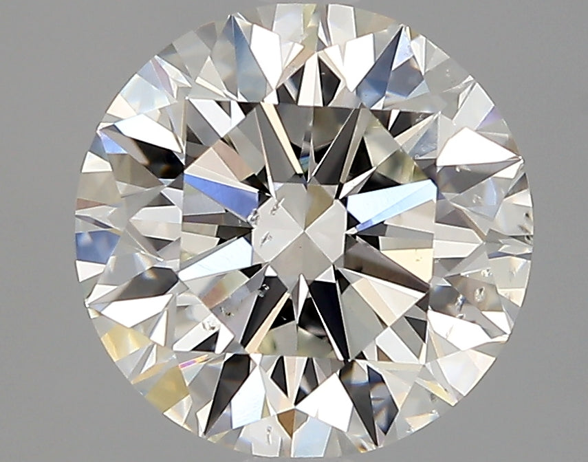 Lab-Grown 2.42 Carat Round Brilliant Diamond color I Clarity SI2 With GIA Certificate, precious stones, engagement diamonds