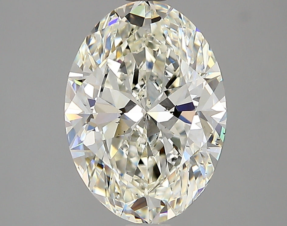Lab-Grown 2.50 Carat Oval Shape Diamond color I Clarity SI1 With GIA Certificate, precious stones, engagement diamonds